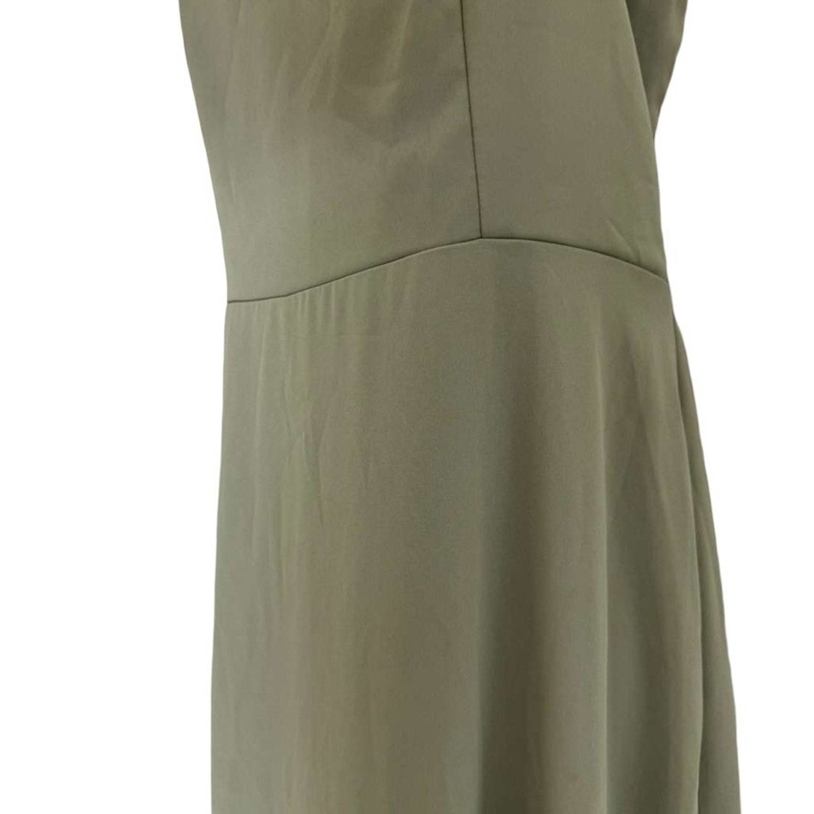 Show Me Your Mumu Claire Womens Sage Green Smocked Sun Dress Midi Summer Usa M — image 7 of 8